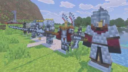 Epic Knights mod for Minecraft Bedrock 26.21